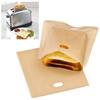 4Pcs Non Stick Reusable Heat-Resistant Toaster Bread Bags Cheese Sandwich Fries Heating Bags Cooking Tools Kitchen Accessories