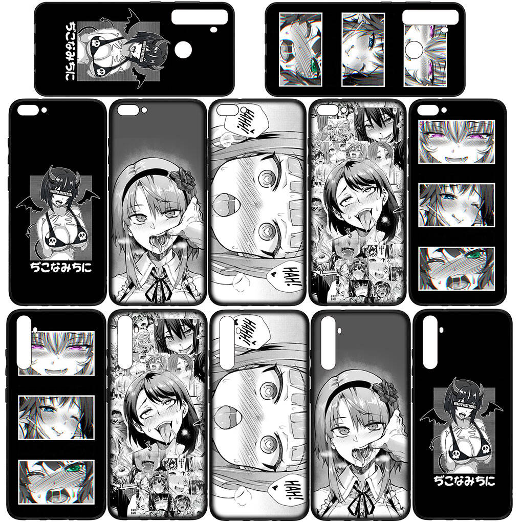 Phone Case for iPhone 17 16 15 Xiaomi Poco F8 F7 X7 X6 M8 C85 C75 Redmi Note 14 13 12 11 Pro Max A3 A4 14C 13C 15C Waifu Sugoi Ahegao Anime Girl Cover