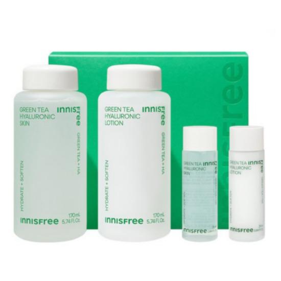 

a0235 Innisfree Green Tea Hyaluron Skincare 4-Piece Set Skincare 4-Piece Set