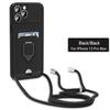 Suitable for Infinix Note 40 Pro, HOT 50, POVA 6 - Push-Window Card Slot Phone Case with Lanyard Holder.