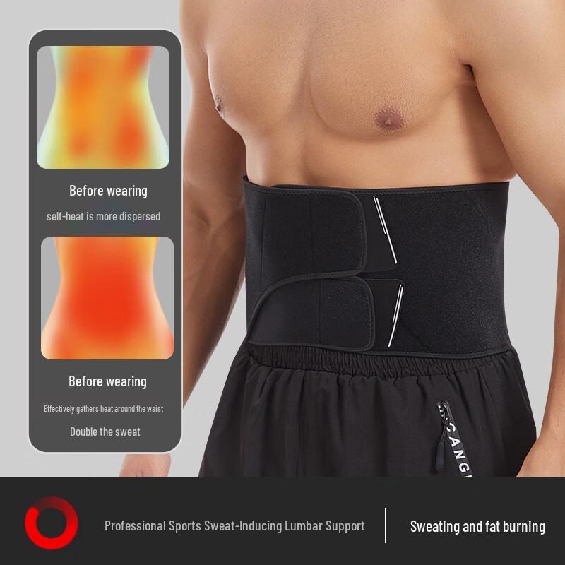 Tartini Men s Silver Ion Sweat Waist Trainer L