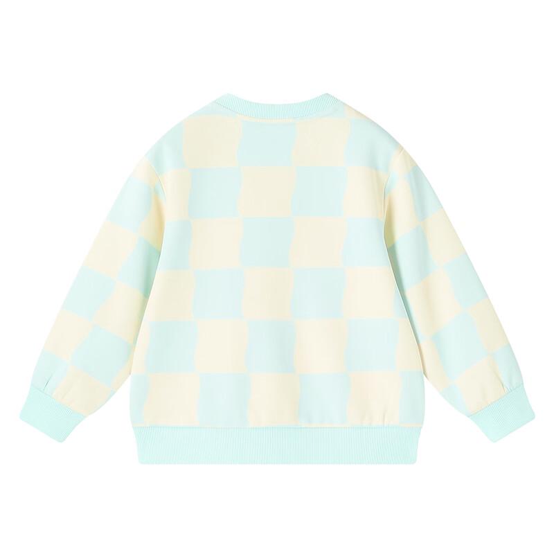 B.Duck Girls' Casual Plaid Pullover Sweatshirt