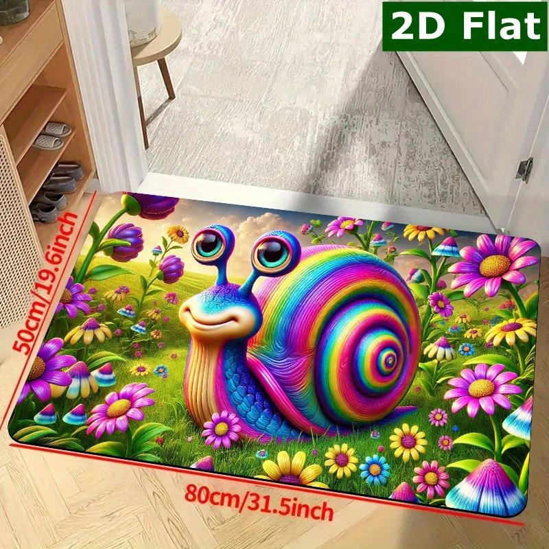 1Pcs Anti Fatigue Kitchen Rugs, Rectangula Print Waterproof Non-Slip Thick Cushioned Kitchen Mat Heavy Duty Comfort Standing Mat