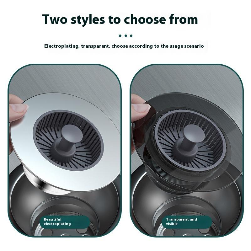 Kitchen sink sewer bouncing core deodorant leakage plug dishwasher filtration sewer vegetable basin filtration anti-clogging