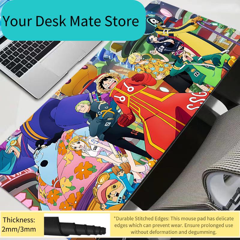 One Piece Mouse pad Computer Speed type carpet mat for e-sports players Laptop Keyboard Mousepad Office durable Desk Mat