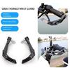 2PCS Motorcycle Handguard Brake Lever Shield Aluminum Secure Installation For Optimal Brake Control & Injury Defense