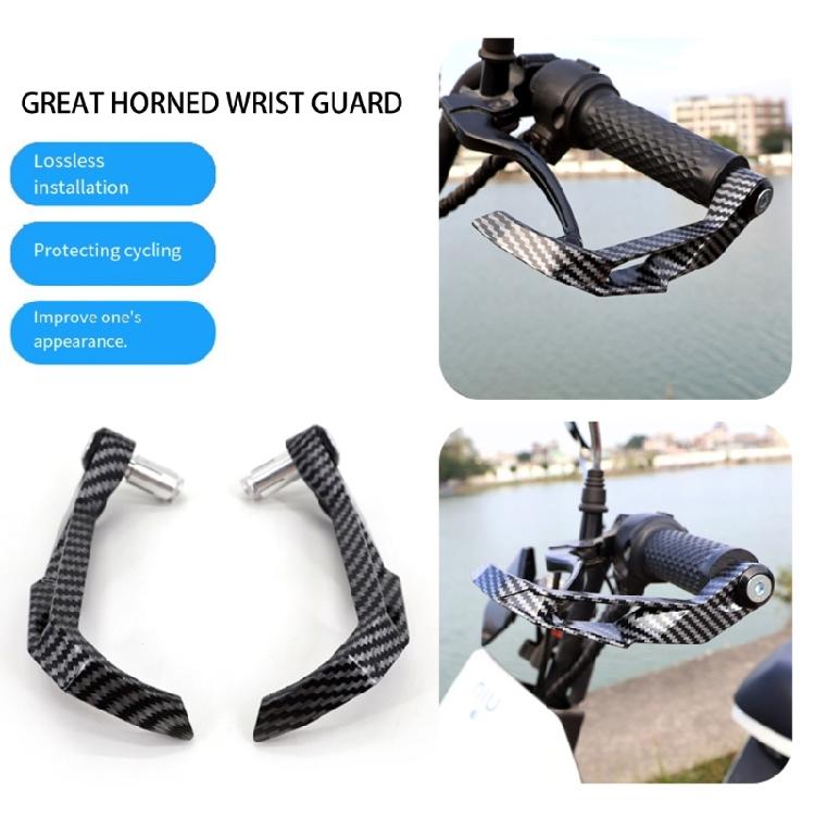 2PCS Motorcycle Handguard Brake Lever Shield Aluminum Secure Installation For Optimal Brake Control & Injury Defense