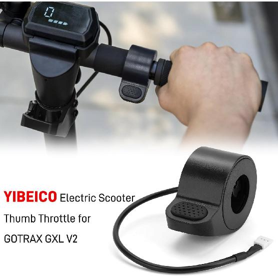 Thumb Throttle for GOTRAX GXL V2, Throttle Accelerator Speed Control Handlebar Assy Replacement, Electric Scooter Replace Parts Accessories for