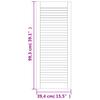 Vidaxl Drzwi Żaluzjowe Do Szafki, 4 Szt., Białe, 99,3X39,4 Cm, Sosnowe