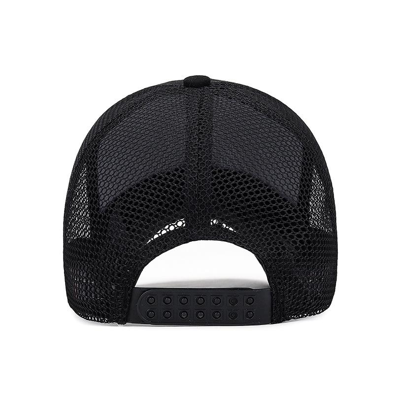 Men's Summer Sunshade Mesh Cap - Breathable, Simple Sun Protection Baseball Hat