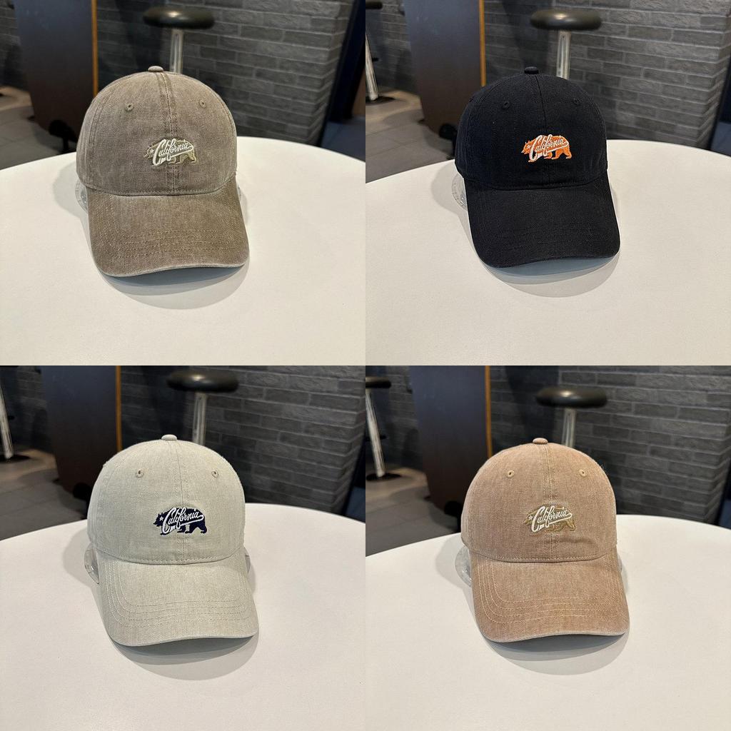 California Embroidered Baseball Cap With Wide Brim For Casual Men Women