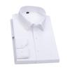 Men's Slim Fit Long Sleeve White Shirt - Autumn Style Business Casual