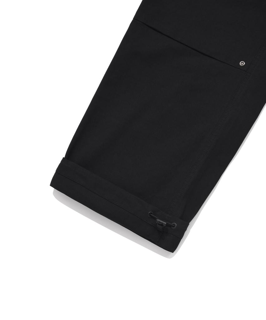 COVERNAT Wide Parachute Cargo Pants Black