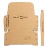 1set DIY Faux Leather Wallet Crafting Kit - Kraft Paper Template for Long Business Card Holder, Handmade Purse Stencil Tool Set