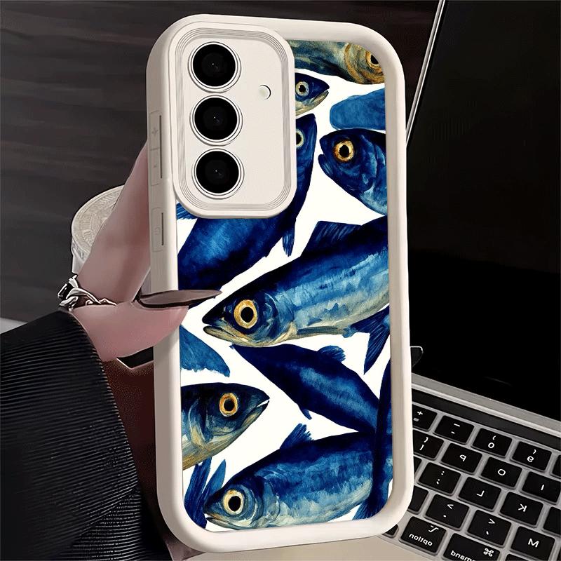 Phone Case for Samsung Galaxy S26 S25 Ultra S24 FE Discounted Salted Fish Shell S23 Plus S22 + S21 S20 5G Soft Silicone Funda