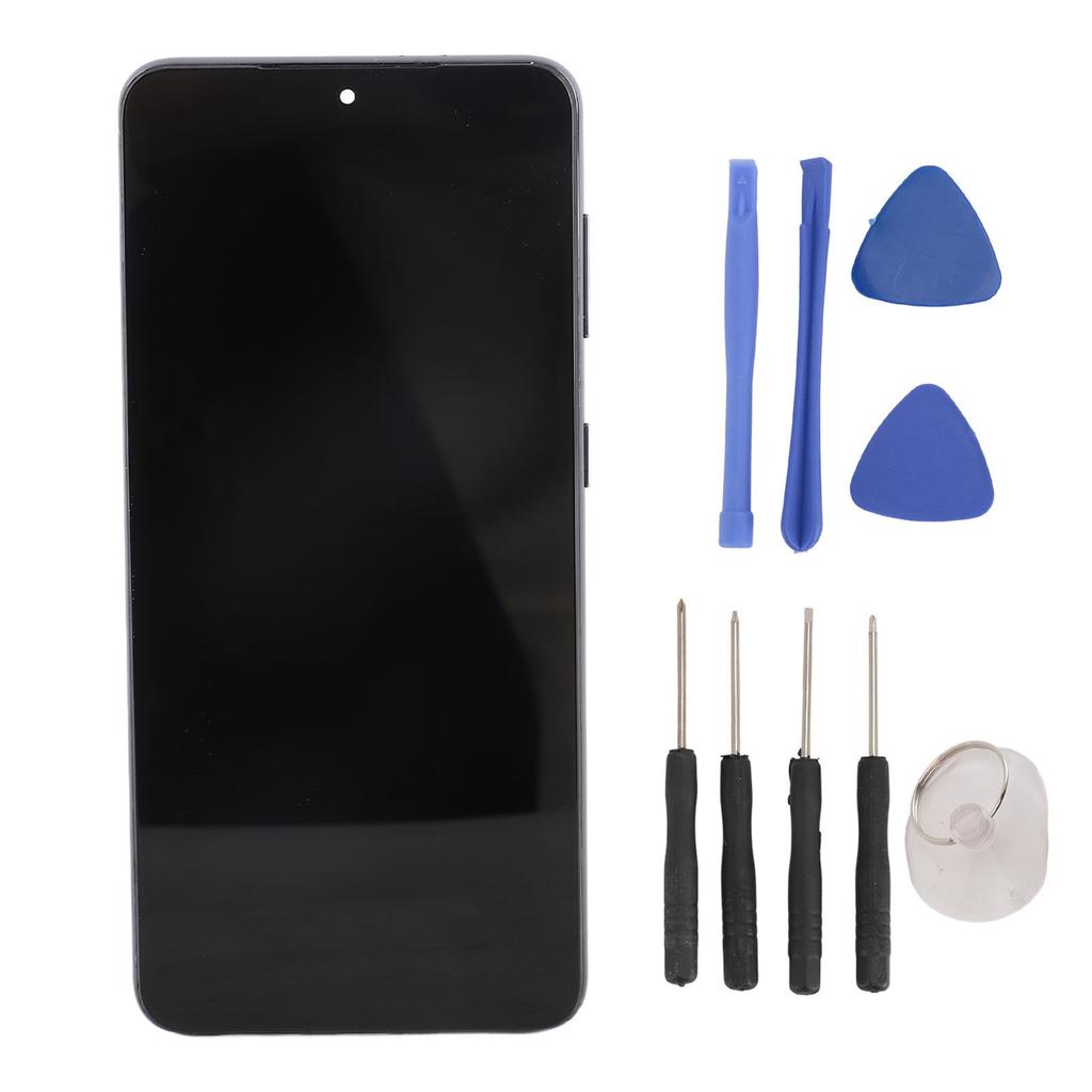 Phone Screen Assembly with Frame Full Repair Tools Phone TFT Screen Replacement for Galaxy S21