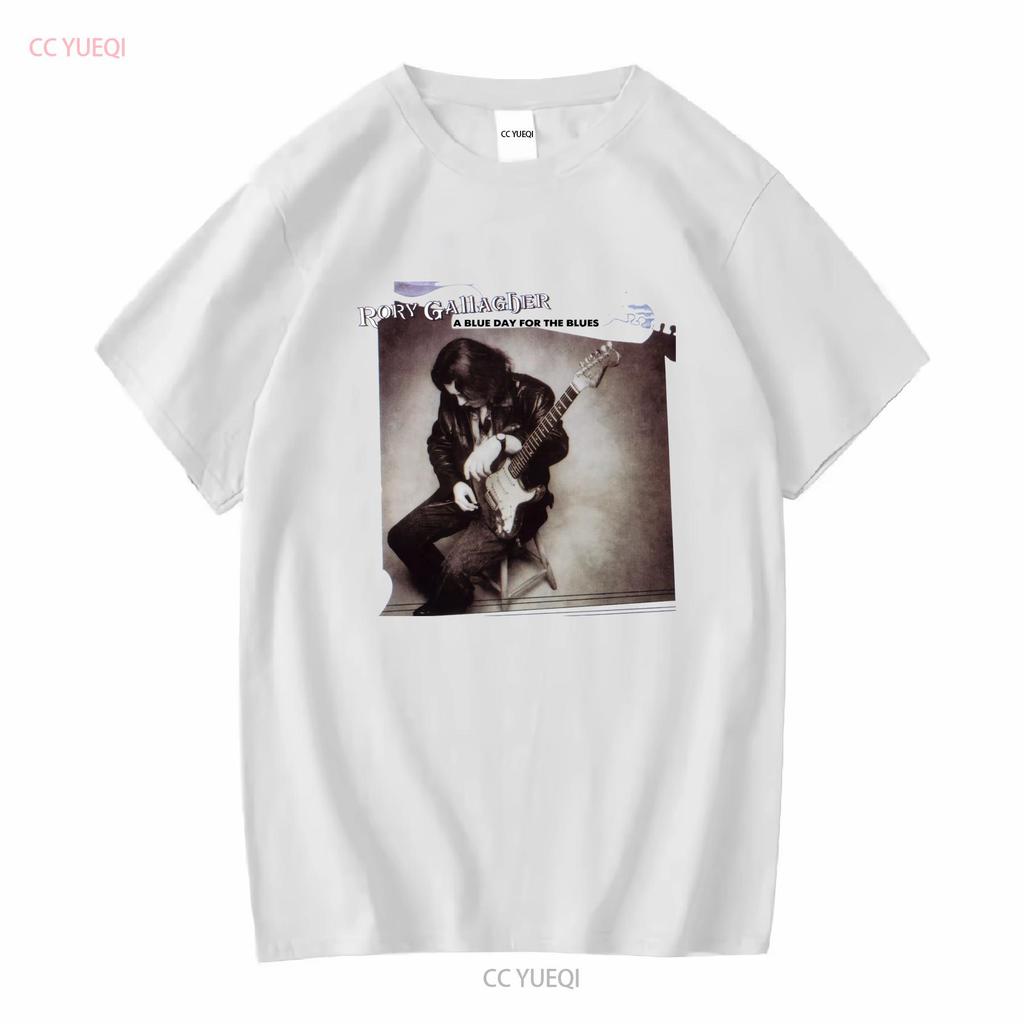 Rory Gallagher Blue Day for the Blues White S 2345XL T Shirt TMB1182 Vintage Washed Streetwear Fashion Unisex Soft Slightly