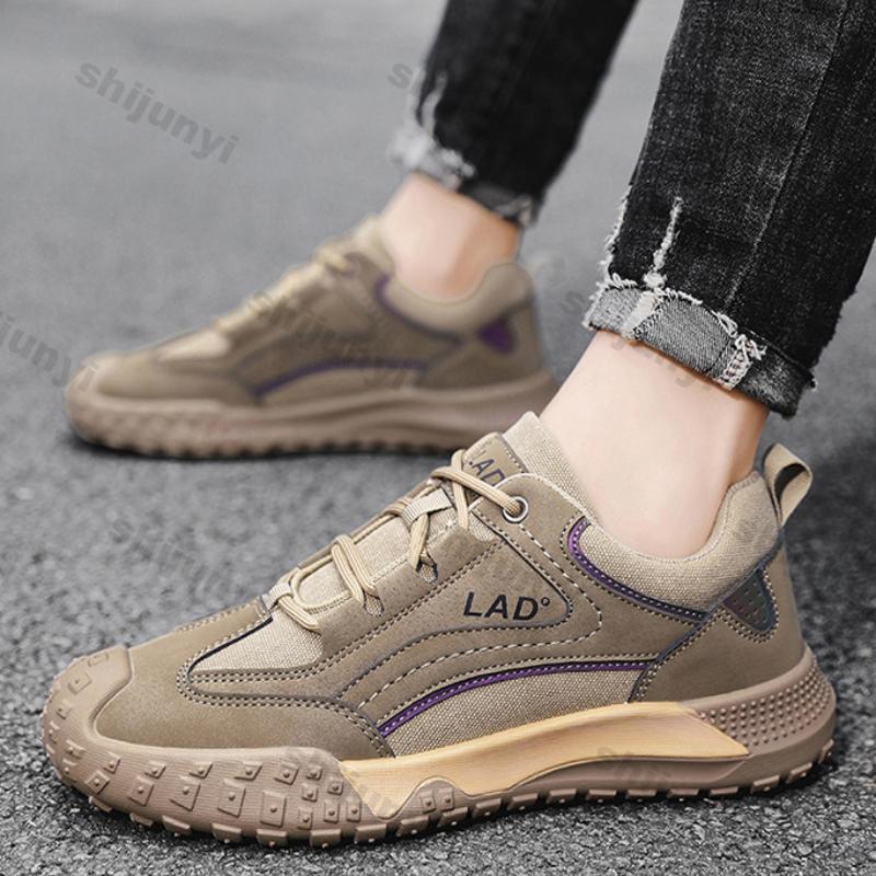 Fashion Men's Casual Shoes New Comfortable Sports Shoes Male Spring Fashion Antislip Wear-resisting Work Shoes Trainers Outdoor Sneakers
