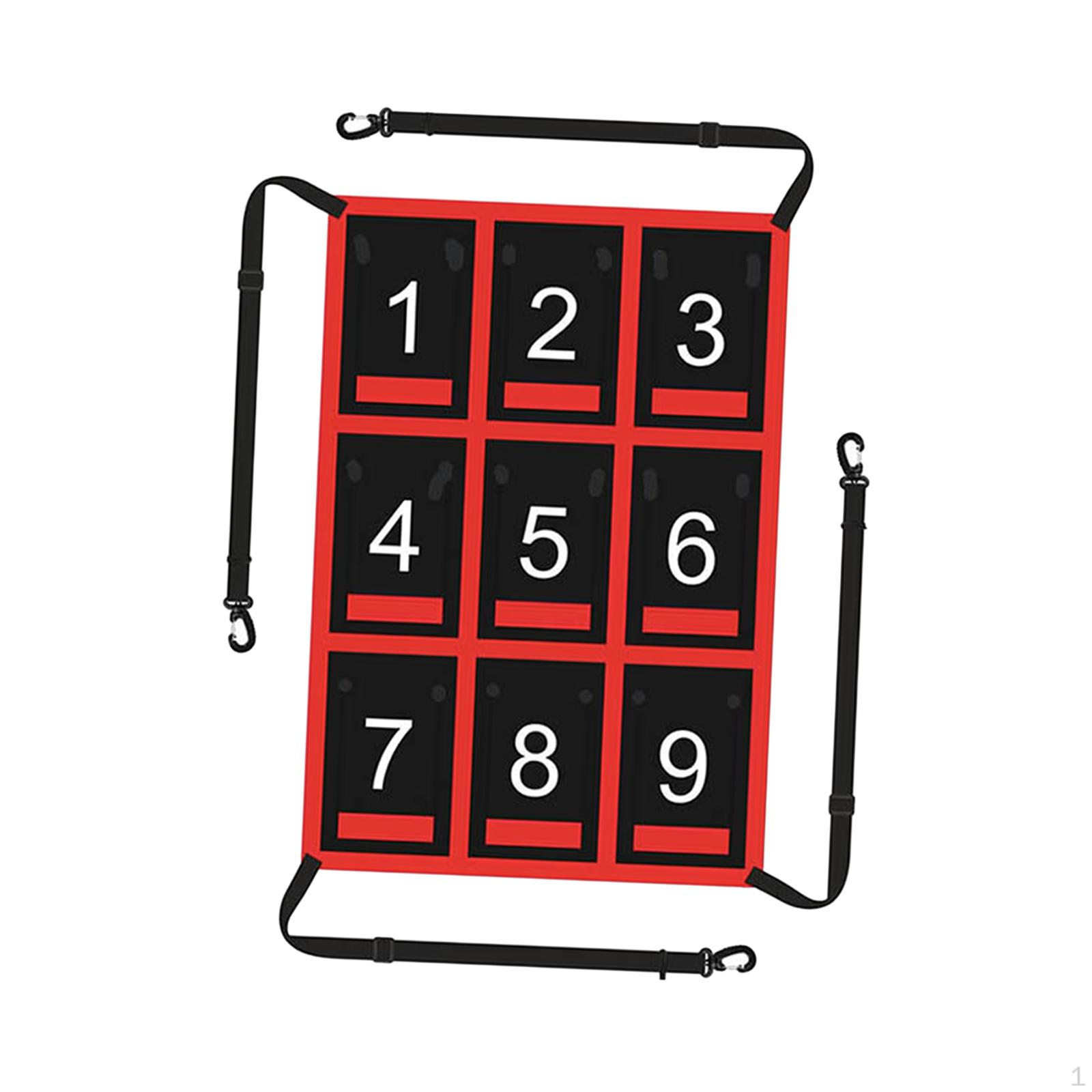 

9 Hole Baseball Pitching Net, Digital Strike Zone Target for And Softball, Professional