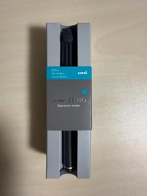 Mitsubishi Pencil Uniball Zento Signature Model Metallic Black 0.5mm JAPAN