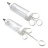 Dessert Cream Piping Syringe Nozzles Kits Dessert Decorating Syringe Cupcake Frosting Filling Injector with 5 Nozzles