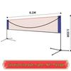 Portable Folding Badminton Net Frame for Indoor & Outdoor Use