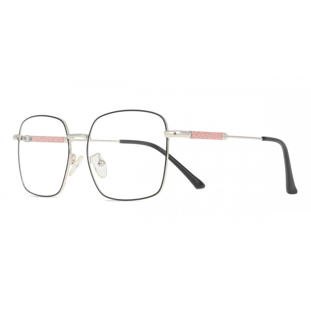 Full Rim Square Gunmetal Grey Smartbuy Collection Bibeth T3032 C3 Fashion Women Eyeglasses