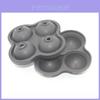 Elegant Silicone Whiskey Ice Cube Ball Maker Mold For Perfect Party Drinks
