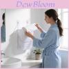 Modern Minimalist Mesh Wall Mount Laundry Basket With Washable Nylon Material For Bathroom Storage