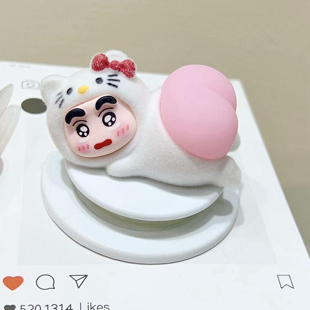 Xiaoxin Flocked Retractable Rotating Cartoon Phone Holder