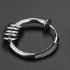 1Pc Unisex Cool Earring Round Non Ear Piercing Hoop Earring Clip for Daily Wear