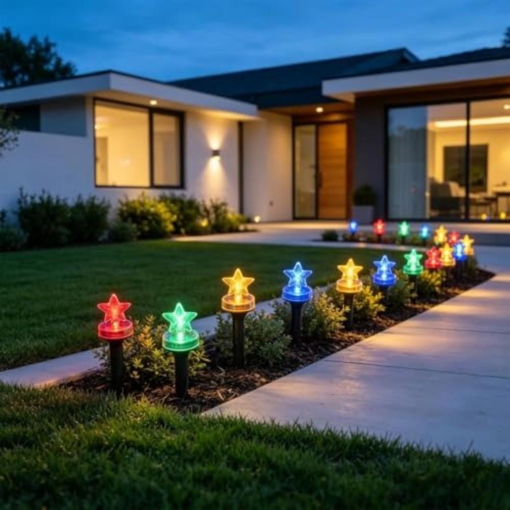 Solar Powered Solar Fairy Light Bubble Ball Outdoor Decorative Light Yard Lawn Decoration