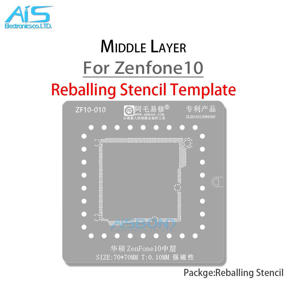BGA Middle Layer Reballing Stencil Template For Zenfone 10 Zenfone10 Positioning Plate Plant tin net Stencil