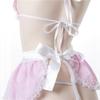 Sexy Pink Lingerie Cosplay Kawaii Japanese High Quality Apron Maid Sex Clothes Babydoll Dress Uniform Lace Miniskirt Outfit