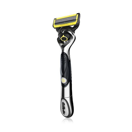 Gillette Žlutá rukojeť holicího strojku ProShield Power + 1 čepel