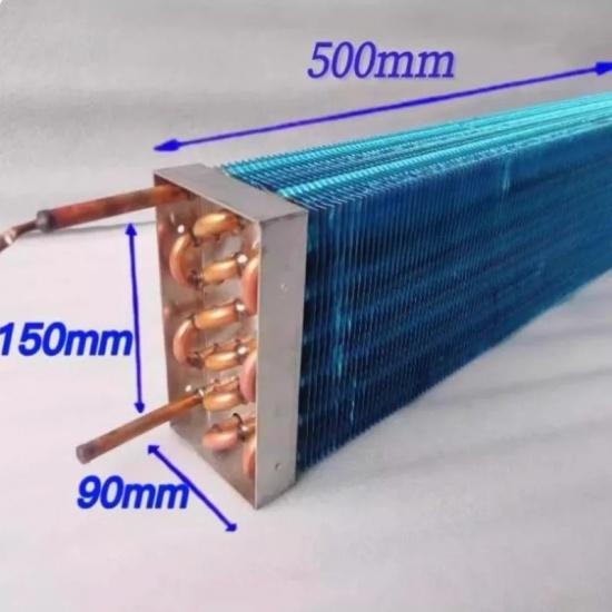 Freezer refrigerator display cabinet refrigerated commercial finned evaporator condenser radiator pure copper pipe Brand New
