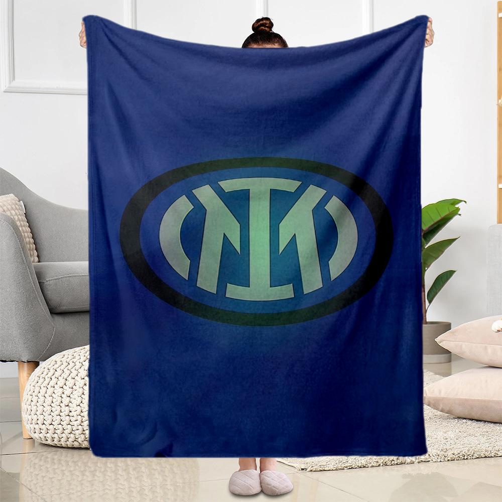 Inter Milan Blanket Durable Comfort Perfect For Bedding Couch Picnics Four Seasons Universal Stylish Decor Ideal Gift For Birthday Valentine'S Day