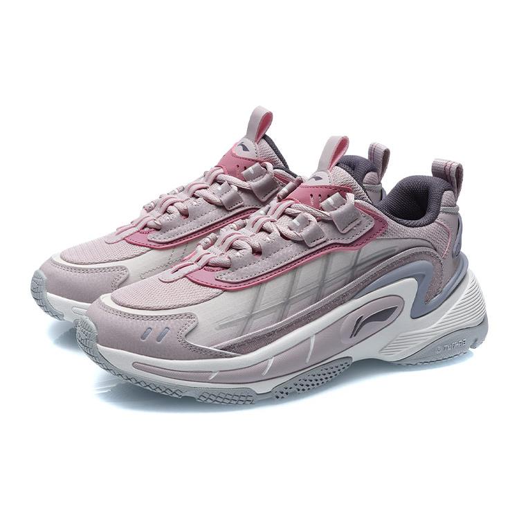 Li Ning Nebula Textile, Synthetic Leather Cushioning Slip Resistant Abrasion Resistant Breathable Lightweight Low top AGCR014-4