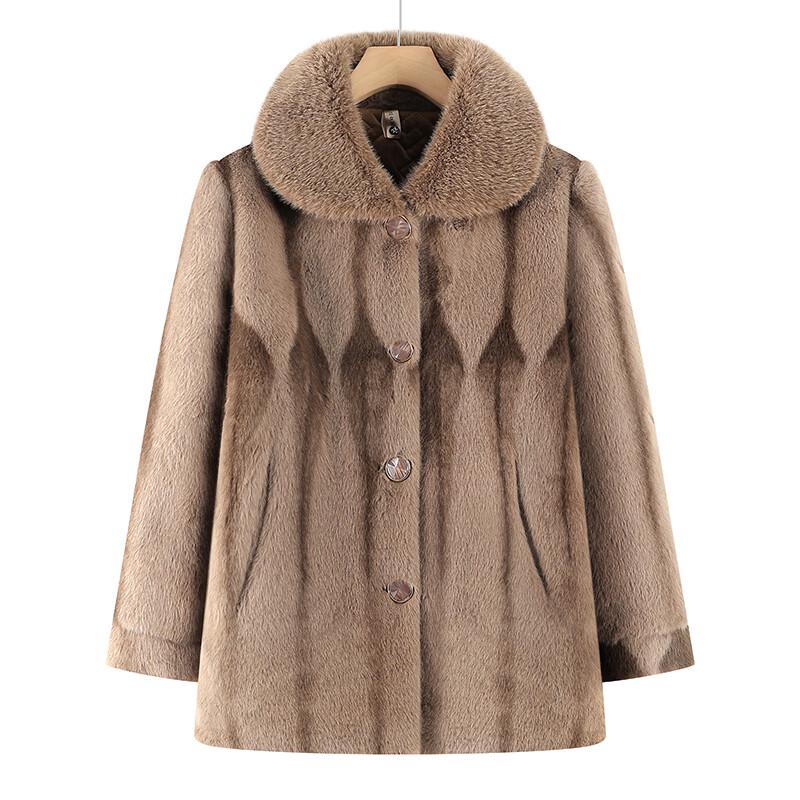 Elderly Women's Winter Cotton Padded Jacket