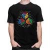 Custom Male Math Rubiks Cube T Shirts ShortSleeve Cotton Tshirts Tshirt Leisure Geek Teacher Gift Tees Loose Fit Clothing