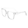 1Pc Women's Classic Fashion Square Frame Glasses with Clear Lenses - Stylish Accessory for Daily Wear and Photography