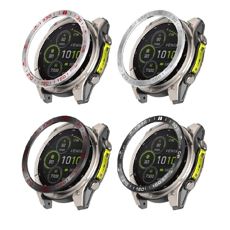 Strong Steel Bezel Rings Watch Scratch & Impact Protections Against Collision Bezel Rings Simple Installation for Watch
