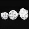 3Pcs Hydrangea Fondant DIY Mold Flower Icing Decorating Cutter Plunger Bakeware