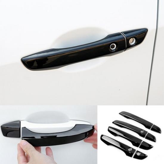 ABS Black Exterior Outside Door Handle Trim Cover FOR HONDA Civic 10th 2016-2020