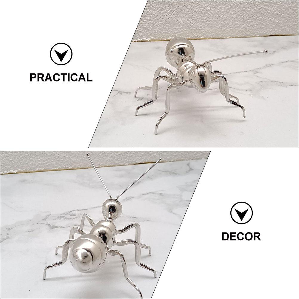 Metal Vintage Ant Statue Decorative Metal Animal Sculpture Home Table Decor Garden Ornament Desktop Decoration