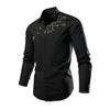 Essential Grid Long Sleeve Shirt, Versatile Formal Casual Wear