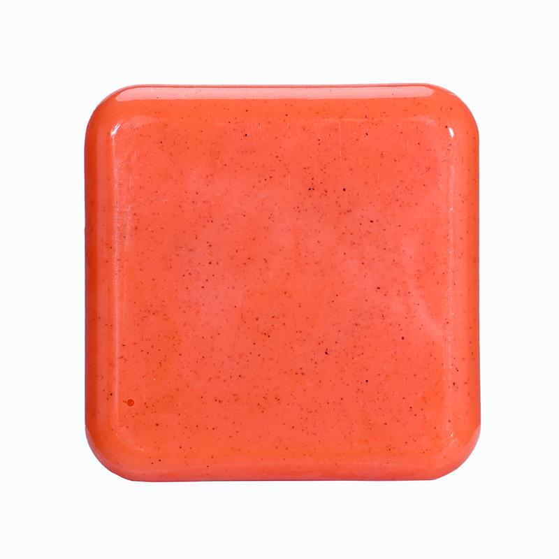 Peeling Handgemachte Kurkuma VC Seife zur Reinigung und zum Baden