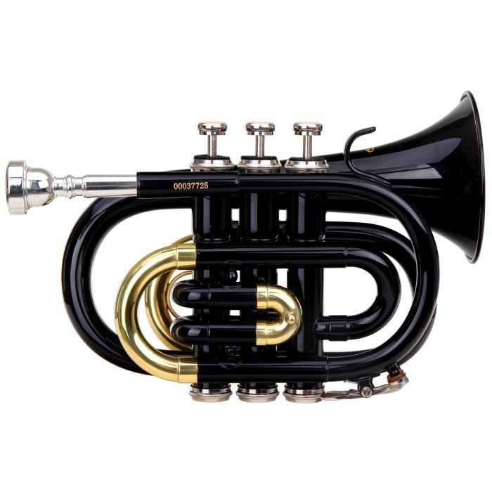Classic Cantabile Brass TT-400 B-trompette De Poche Noir
