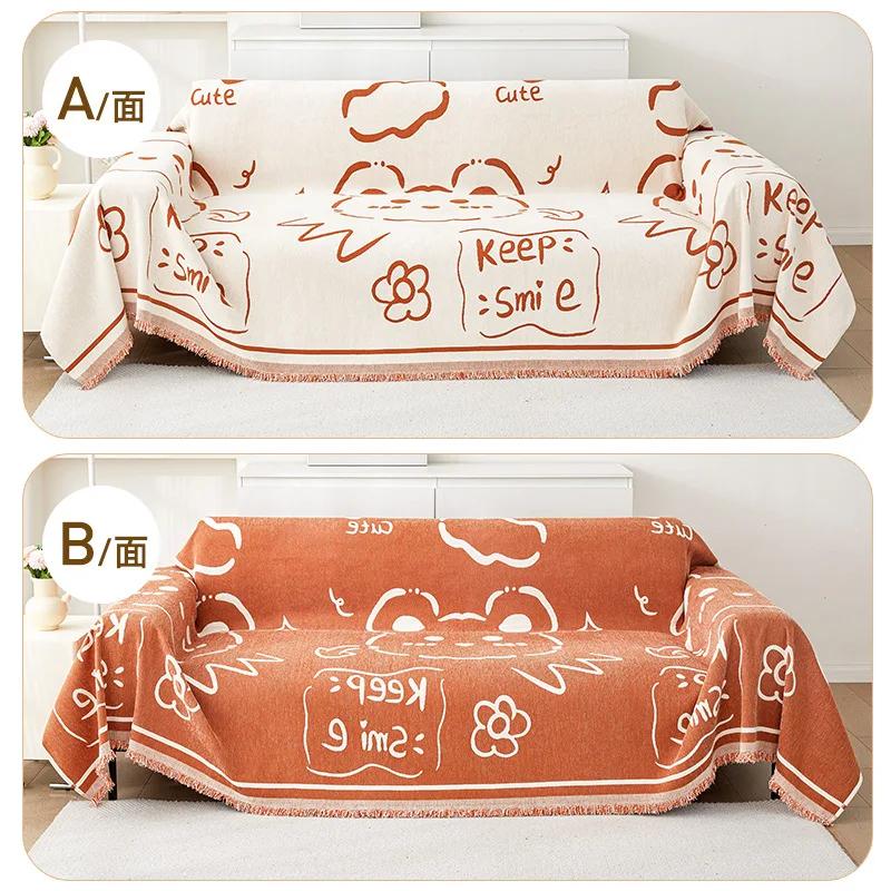 

Чехол для дивана в скандинавском стиле из мультфильма «Простой шенилл», устойчивый к царапинам от кошек, универсальный диван-полотенце Four Seasons, чехол для дивана 180X130