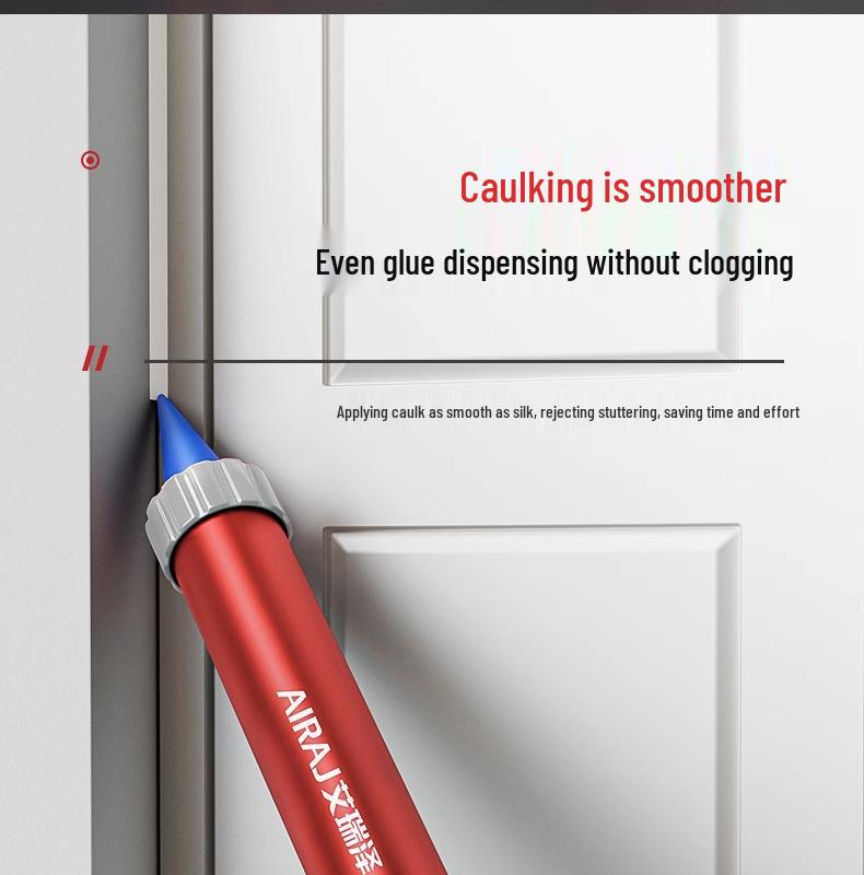 Arrizo Automatic Glue Gun - Effort-Saving, Structural Adhesive & Caulking Tool for Sealing and Decoration.